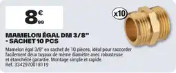 Brico Dépôt MAMELON ÉGAL DM 3/8" offre