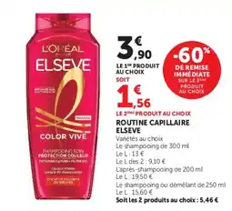 U Express L'ORÉAL ELSEVE offre