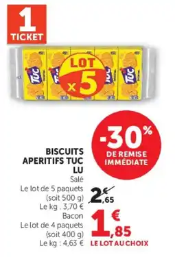 U Express TUC Biscuits Aperitifs offre