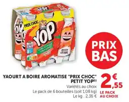 U Express YOP Yaourt à boire aromatisé offre
