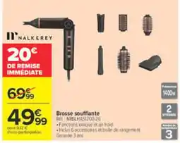 Carrefour NALK&REY Brosse soufflante offre