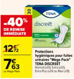 Carrefour TENA discreet offre