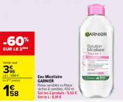 Carrefour GARNIER Eau Micellaire offre
