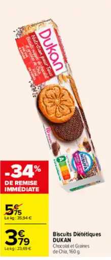 Carrefour Dukan Biscuits Diététiques offre