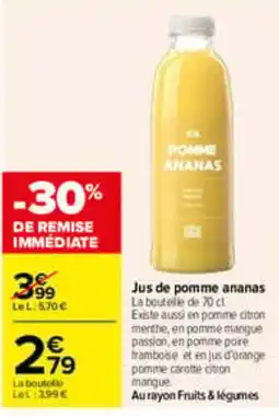 Carrefour POMME ANANAS offre