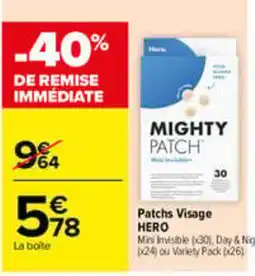 Carrefour HERO Mighty Patch offre