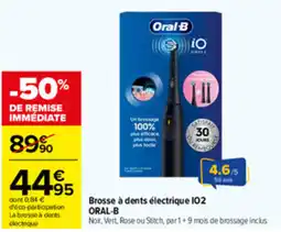 Carrefour ORAL-B Brosse à dents électrique IO2 offre