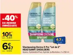Carrefour Derma X Pro Shampooing offre