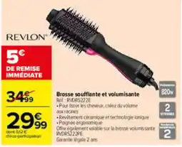 Carrefour REVLON Brosse soufflante et volumisante offre