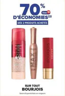 Carrefour Bourjois offre