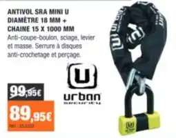 Autobacs urban security ANTIVOL SRA MINI U offre
