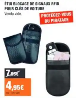 Autobacs ÉTUI BLOCAGE DE SIGNAUX RFID POUR CLÉS DE VOITURE offre