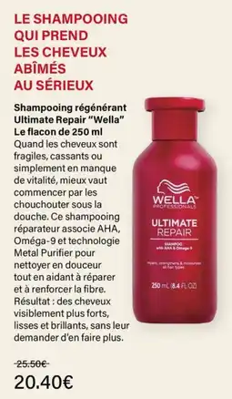 Monop' Wella Ultimate Repair Shampoo offre