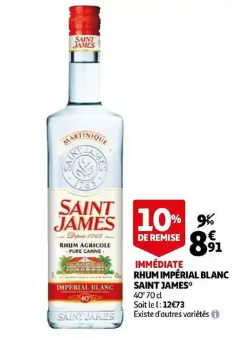 Saint james rhum impérial blanc