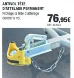Autobacs ANTIVOL TÊTE D'ATTÉLAGE PERMANENT offre