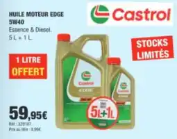 Autobacs Castrol Huile Moteur Edge offre