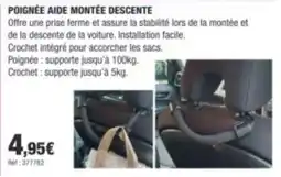 Autobacs POIGNÉE AIDE MONTÉE DESCENTE offre