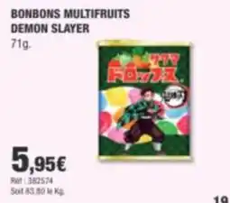 Autobacs BONBONS MULTIFRUITS DEMON SLAYER offre
