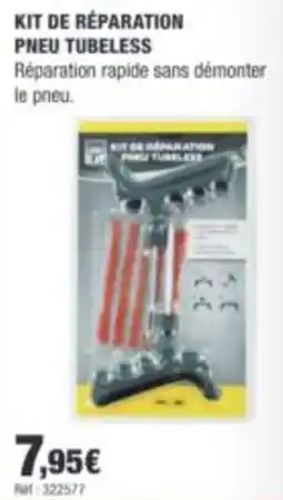 Autobacs KIT DE RÉPARATION PNEU TUBELESS offre