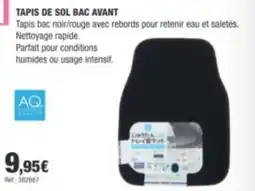 Autobacs AQ Tapis de sol bac avant offre