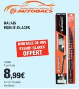 Autobacs AUTOBACS BALAIS ESSUIE-GLACES offre