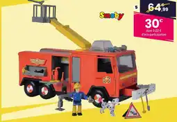 JouéClub Smoby sam le pompier - camion de pompier jupiter offre