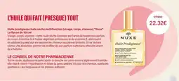 Monop' NUXE Huile Prodigieuse huile seche multifonction offre