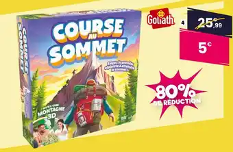Goliath course au sommet