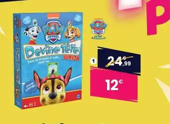 Nickelodeon devine tête junior la pat’ patrouille
