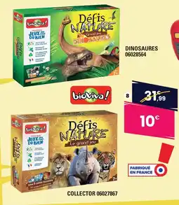 JouéClub Bioviva! le grand jeu défis nature • dinosaures 06028564 - collector offre