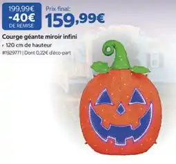 Costco Courge géante miroir infini offre