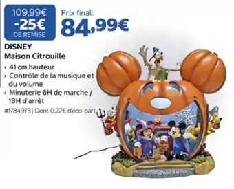 DISNEY Maison Citrouille