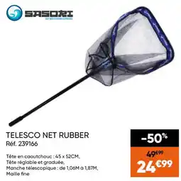 Pacific Pêche SASORI TELESKO NET RUBBER offre