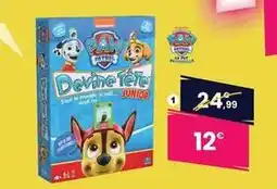 JouéClub Hasbro - devine tête junior la pat' patrouille offre