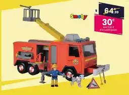 JouéClub Smoby - sam le pompier-camion de pompier jupiter offre