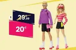 JouéClub Barbie - et ken rollers offre