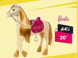 JouéClub Barbie - cheval à fonctions mysteries offre