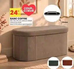 Stokomani Banc coffre offre
