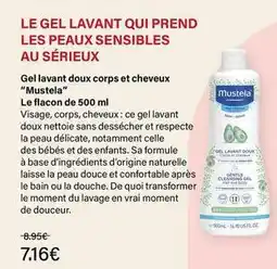Monop' Mustela - le gel lavant qui prend les peaux sensibles au séreieux offre
