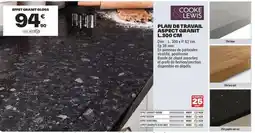 Brico Dépôt Dim - plan de travail asped granit l.500 cm offre