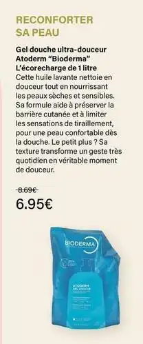 Monop' Bioderma - gel douche ultra-douceur atordern bigoderra offre