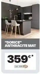 Brico Dépôt Dorice anthracite mat offre