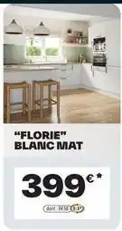 Brico Dépôt Florie blanc mat offre