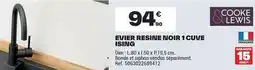 Brico Dépôt Dim - eviler resiune noir 1 cuve offre