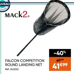Pacific Pêche mack2 FALCON COMPETITION ROUND LANDING NET offre