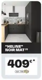 Brico Dépôt Heline noir mat offre