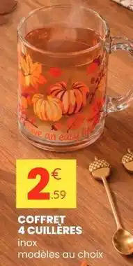 Stokomani Coffret 4 cuillères offre