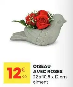 Stokomani Oiseau avec roses offre