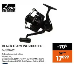Pacific Pêche Leon black diamond 6000 fd offre