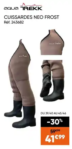 Pacific Pêche aqua TREKK CUISSARDES NEO FROST offre